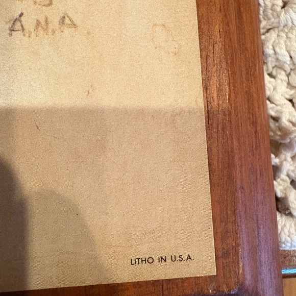 Vintage wood lithograph print by artist Robert Laessig 1966 “Meadow Beauty” - Picture 4 of 11